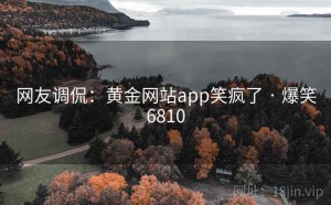 网友调侃：黄金网站app笑疯了 · 爆笑6810